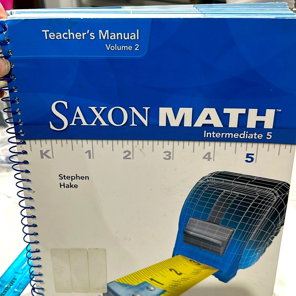 Saxon Math Teacher’s Manual